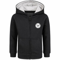 Pantera (Logo) - Kids zip-hoody, black, white, 104