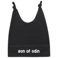 son of Odin - Baby cap, black, white, one size