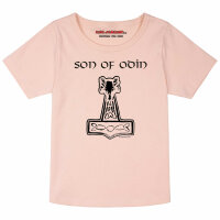son of Odin - Girly shirt, pale pink, black, 104