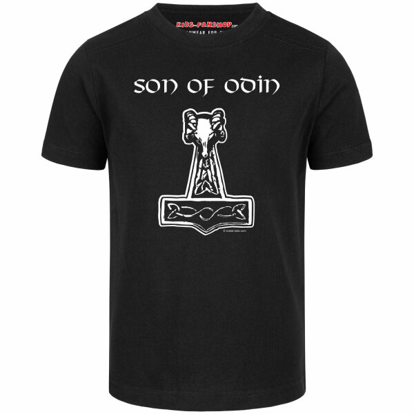 son of Odin - Kids t-shirt, black, white, 92