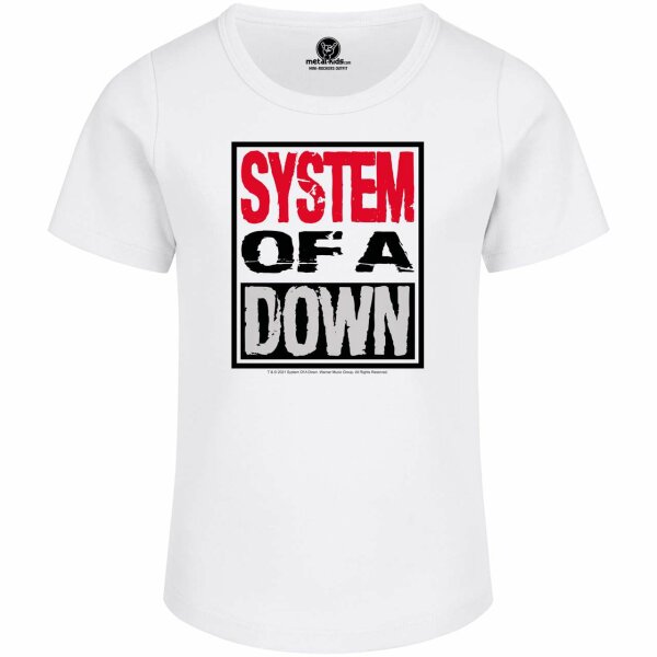 System of a Down (Logo) - Girly shirt, white, multicolour, 104