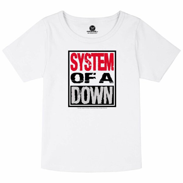 System of a Down (Logo) - Girly shirt, white, multicolour, 104