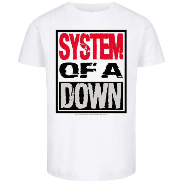 System of a Down (Logo) - Kids t-shirt, white, multicolour, 92