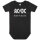 AC/DC (Baby in Black) - Baby Body, schwarz, weiß, 56/62