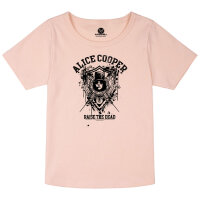 Alice Cooper (Raise the Dead) - Girly Shirt, hellrosa, schwarz, 104