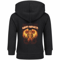Amon Amarth (Burning Eagle) - Baby zip-hoody, black, multicolour, 56/62