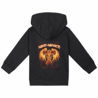 Amon Amarth (Burning Eagle) - Baby zip-hoody, black, multicolour, 56/62