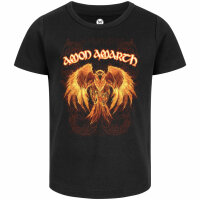 Amon Amarth (Burning Eagle) - Girly Shirt, schwarz, mehrfarbig, 116