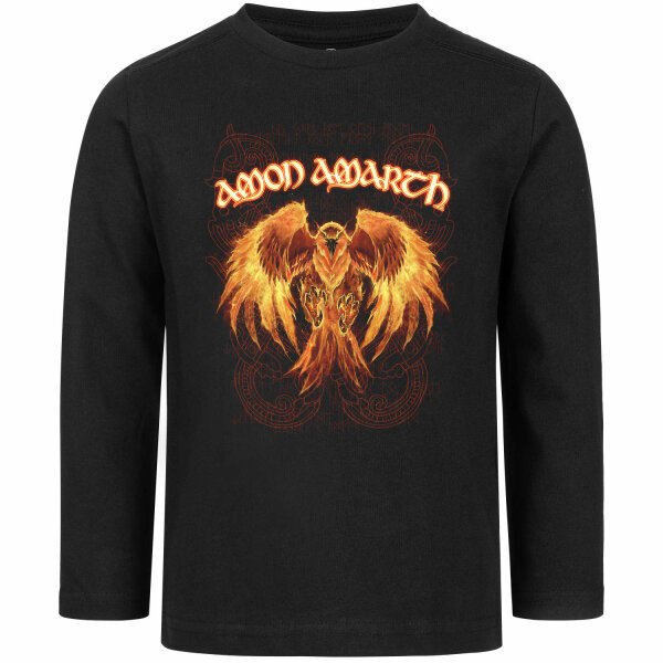 Amon Amarth (Burning Eagle) - Kids longsleeve, black, multicolour, 140