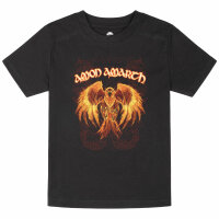 Amon Amarth (Burning Eagle) - Kinder T-Shirt, schwarz, mehrfarbig, 164