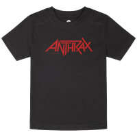 Anthrax (Logo) - Kids t-shirt - black - red - 104