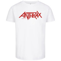 Anthrax (Logo) - Kids t-shirt - white - red - 140