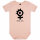 Arch Enemy (Rebel Girl) - Baby bodysuit, pale pink, black, 68/74