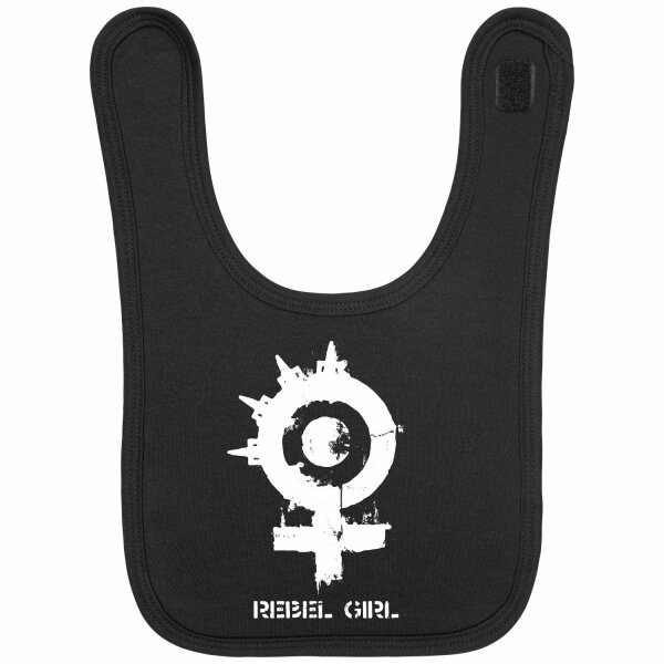 Arch Enemy (Rebel Girl) - Baby bib, black, white, one size