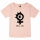 Arch Enemy (Rebel Girl) - Girly shirt, pale pink, black, 140