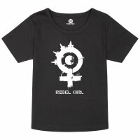 Arch Enemy (Rebel Girl) - Girly shirt, black, white, 116