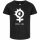 Arch Enemy (Rebel Girl) - Girly Shirt, schwarz, weiß, 164