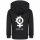 Arch Enemy (Rebel Girl) - Kids zip-hoody, black, white, 164