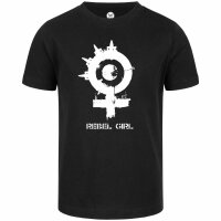 Arch Enemy (Rebel Girl) - Kids t-shirt, black, white, 116