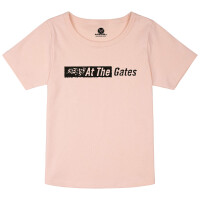 At the Gates (Logo) - Girly Shirt, hellrosa, schwarz, 116