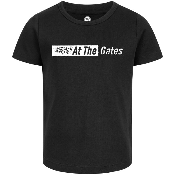 At the Gates (Logo) - Girly Shirt, schwarz, weiß, 92
