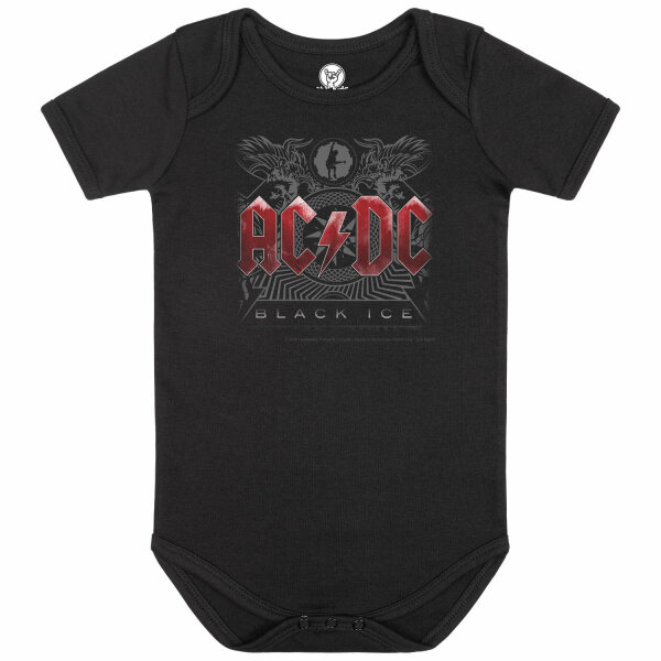 AC/DC (Black Ice) - Baby bodysuit, black, multicolour, 56/62