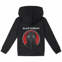Black Sabbath (2014) - Kids zip-hoody, black, multicolour, 104