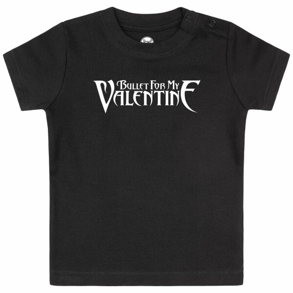 Bullet For My Valentine (Logo) - Baby t-shirt, black, white, 56/62