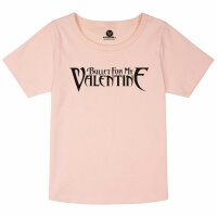 Bullet For My Valentine (Logo) - Girly Shirt, hellrosa, schwarz, 104
