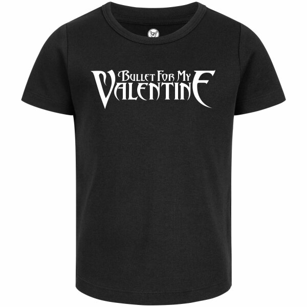Bullet For My Valentine (Logo) - Girly Shirt, schwarz, weiß, 116