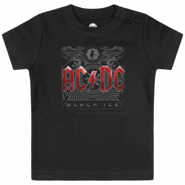 AC/DC (Black Ice) - Baby T-Shirt, schwarz, mehrfarbig, 80/86