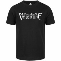 Bullet For My Valentine (Logo) - Kinder T-Shirt, schwarz, weiß, 128