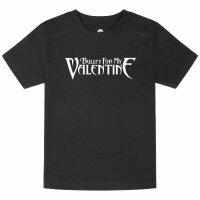 Bullet For My Valentine (Logo) - Kinder T-Shirt, schwarz, weiß, 164
