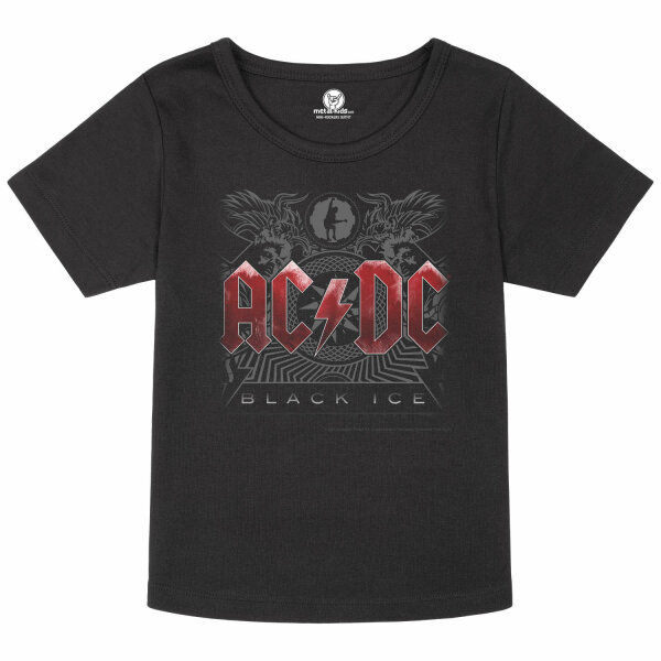 AC/DC (Black Ice) - Girly Shirt, schwarz, mehrfarbig, 104