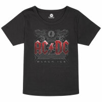 AC/DC (Black Ice) - Girly Shirt, schwarz, mehrfarbig, 128