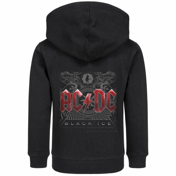 AC/DC (Black Ice) - Kinder Kapuzenjacke, schwarz, mehrfarbig, 104