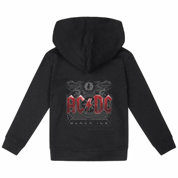 AC/DC (Black Ice) - Kinder Kapuzenjacke, schwarz, mehrfarbig, 104