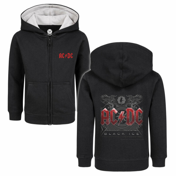 AC/DC (Black Ice) - Kids zip-hoody, black, multicolour, 140