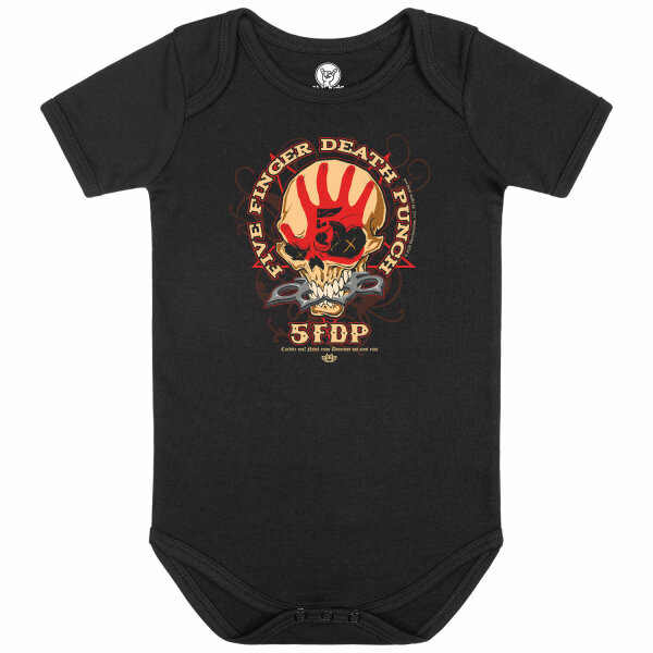 Five Finger Death Punch (Knucklehead) - Baby bodysuit, black, multicolour, 80/86