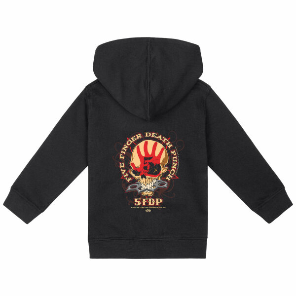 Five Finger Death Punch (Knucklehead) - Baby zip-hoody, black, multicolour, 56/62