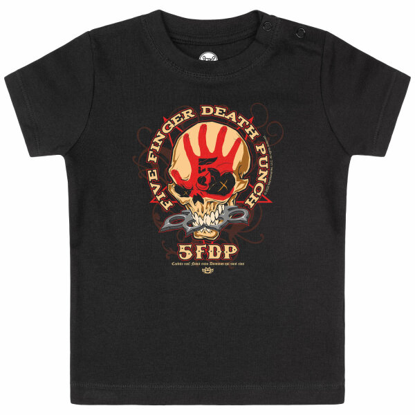 Five Finger Death Punch (Knucklehead) - Baby T-Shirt, schwarz, mehrfarbig, 56/62