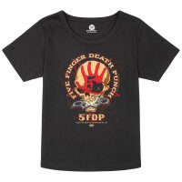 Five Finger Death Punch (Knucklehead) - Girly Shirt, schwarz, mehrfarbig, 116