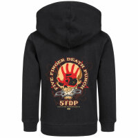 Five Finger Death Punch (Knucklehead) - Kinder Kapuzenjacke, schwarz, mehrfarbig, 128