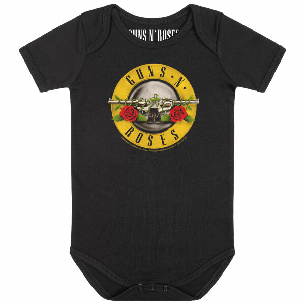 Guns n Roses (Bullet) - Baby Body, schwarz, mehrfarbig, 68/74