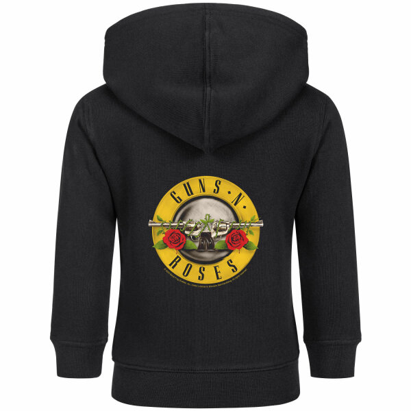 Guns n Roses (Bullet) - Baby Kapuzenjacke, schwarz, mehrfarbig, 80/86