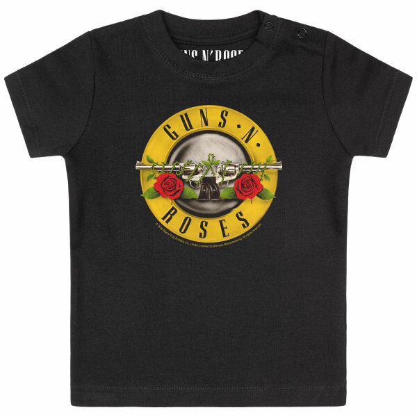 Guns n Roses (Bullet) - Baby T-Shirt, schwarz, mehrfarbig, 56/62