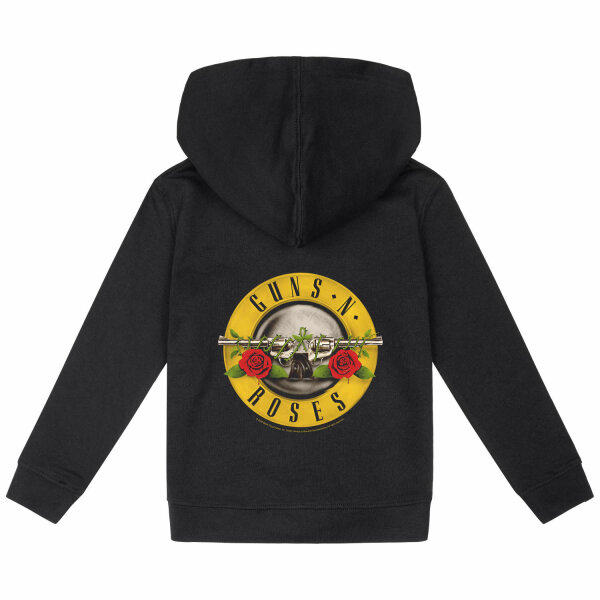 Guns n Roses (Bullet) - Kinder Kapuzenjacke, schwarz, mehrfarbig, 116