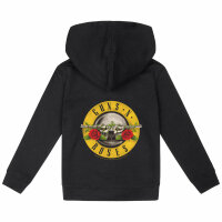 Guns n Roses (Bullet) - Kinder Kapuzenjacke, schwarz, mehrfarbig, 140