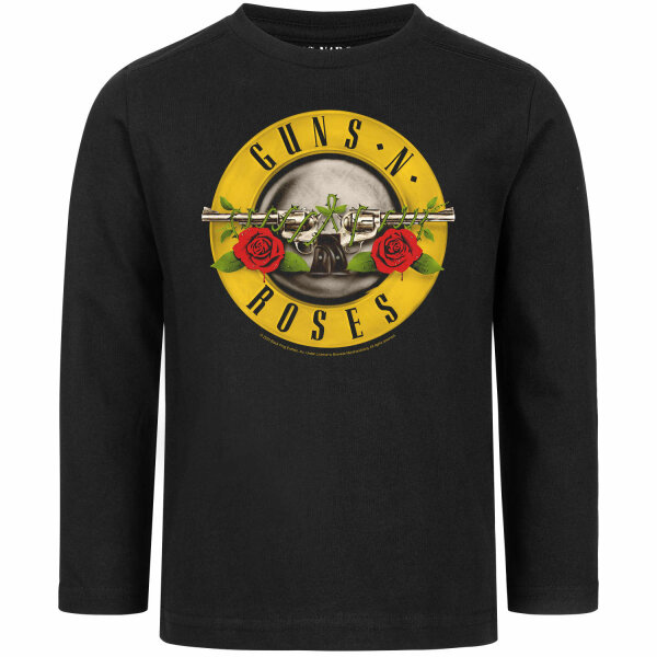 Guns n Roses (Bullet) - Kids longsleeve, black, multicolour, 140