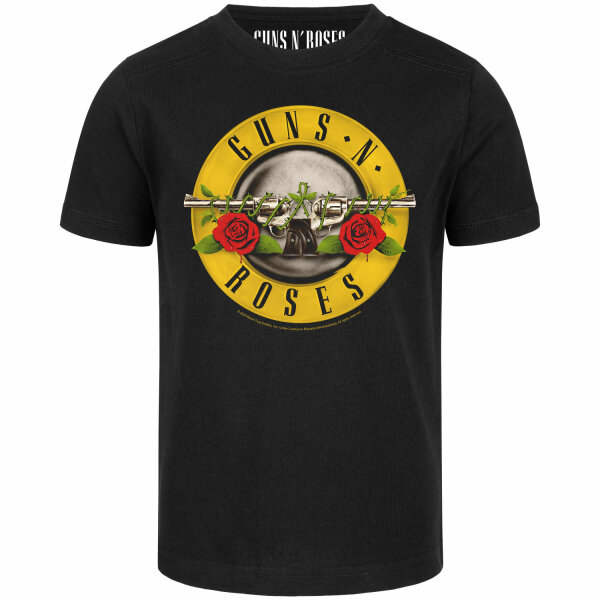 Guns n Roses (Bullet) - Kinder T-Shirt, schwarz, mehrfarbig, 116